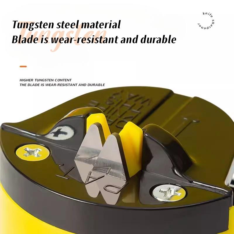 Instrument de ascuțit pentru ascuțit cuțite Ușor și sigur de ascuțit Cuțite de bucătar bucătar Cuțite Damasc Ascuțitor de cuțite cu aspirație