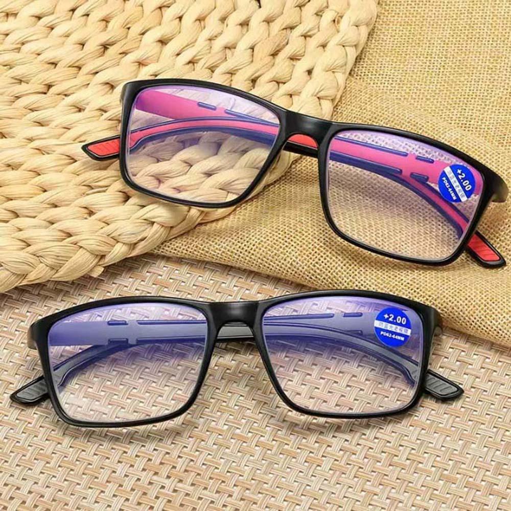 3pcs TR Unisex Presbyopic Glasses PC Anti Blu-ray Glasses Elderly Reading Eyewears Father's Day
