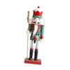 Nutcracker Figurine Christmas Decoration Standing Wooden Nutcracker Desktop