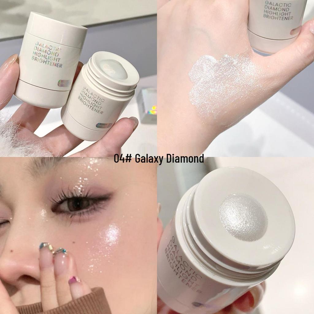 SHAQINUO Galaxy Diamond Liquid Highlighter: Shimmering Glitter for Face and Clavicle - Women's Beauty Essential.