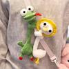 Long Neck Evil Sausage Dog & Chihuahua Plush Keychain Pendant Cute Stuffed Animal Doll for Machine Gift