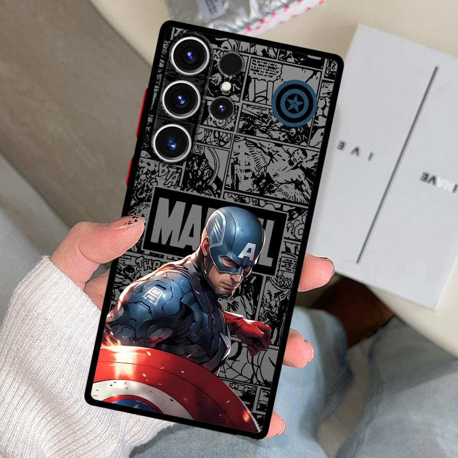 Marvel Deadpool Sipiderman Funda Phone Cover Case for Samsung Galaxy S26 S25 Ultra S20 S24 Plus S22 Note 20 10+ S21 S23 FE
