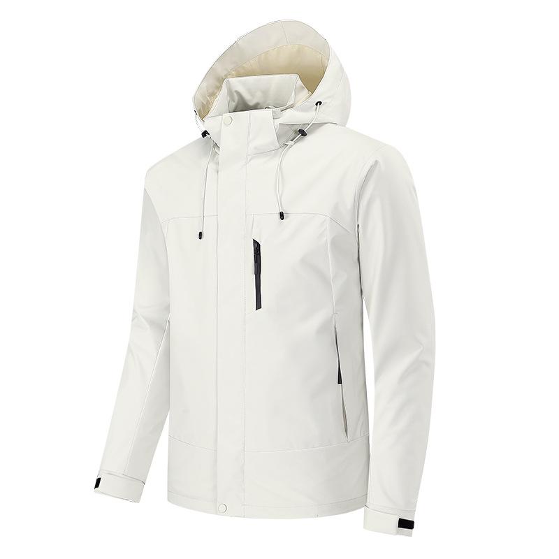 2024 Bei Jia Unisex Waterproof Windbreaker Jacket - Trendy Spring & Autumn Casual Coat for Couples