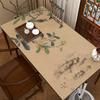 1pcs New Chinese calligraphy desk mat, learning desk mat, waterproof and oil resistant, Chinese style desktop protection mat