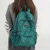 Zaino retrò con stampa leopardata zaino grande capacità moda tendenza strada coreana zaino versatile zaino per studente di scuola media