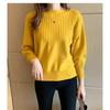 2021 Japan Korea Batwing Sleeve Women's Knitwear: Autumn/Winter Long Sleeve Loose Pullover Sweater