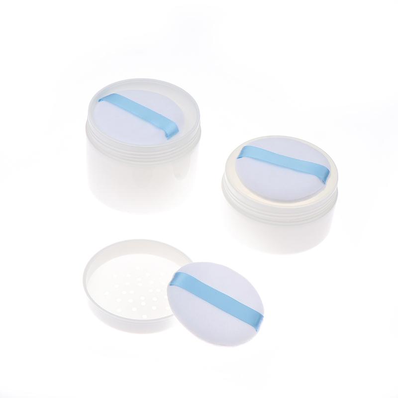 200/250/300G Puderbox Puder Fixierpuder Honigpuder Spender Toner Leere Dose mit Puderquaste Siebdeckel
