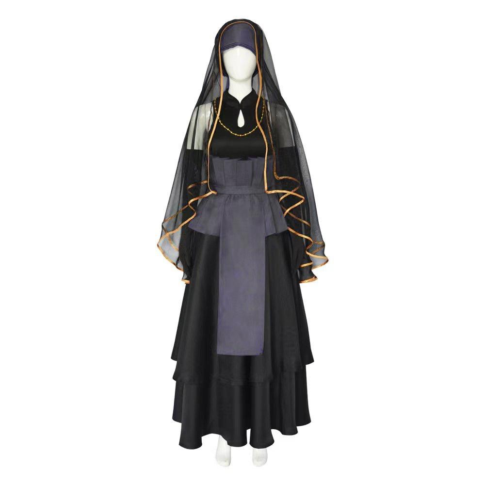 Hyuuga Anime Naruto Hinata Wedding Dress Set Veil Necklace Sleeve Cosplay Outfit