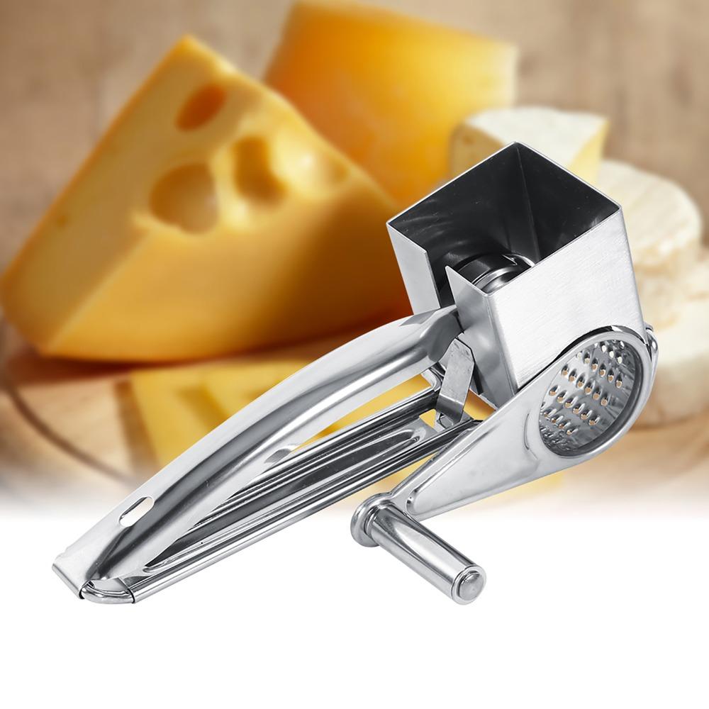 Stainless Steel Rotate Cheese Grater Multifunctional Manual Rotate Grater  Chocolate