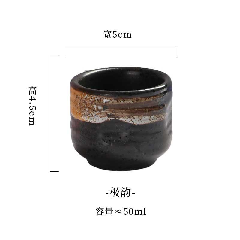 Japanische Sake-Flasche 400ml 190ml Keramik Kreatives Weinglas Kneipe Weinzubehör Haushalt Sake-Tasse Spender 50ml Retro Teetasse