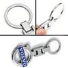 Volvo Auto Schlüsselanhänger 3D Metall Logo Schlüsselring Robuster Schlüsselhalter für Volvo Xc60 Xc90 V40 V60 S60 V50 V90 S80 C40 XC40 V70 XC70 T6