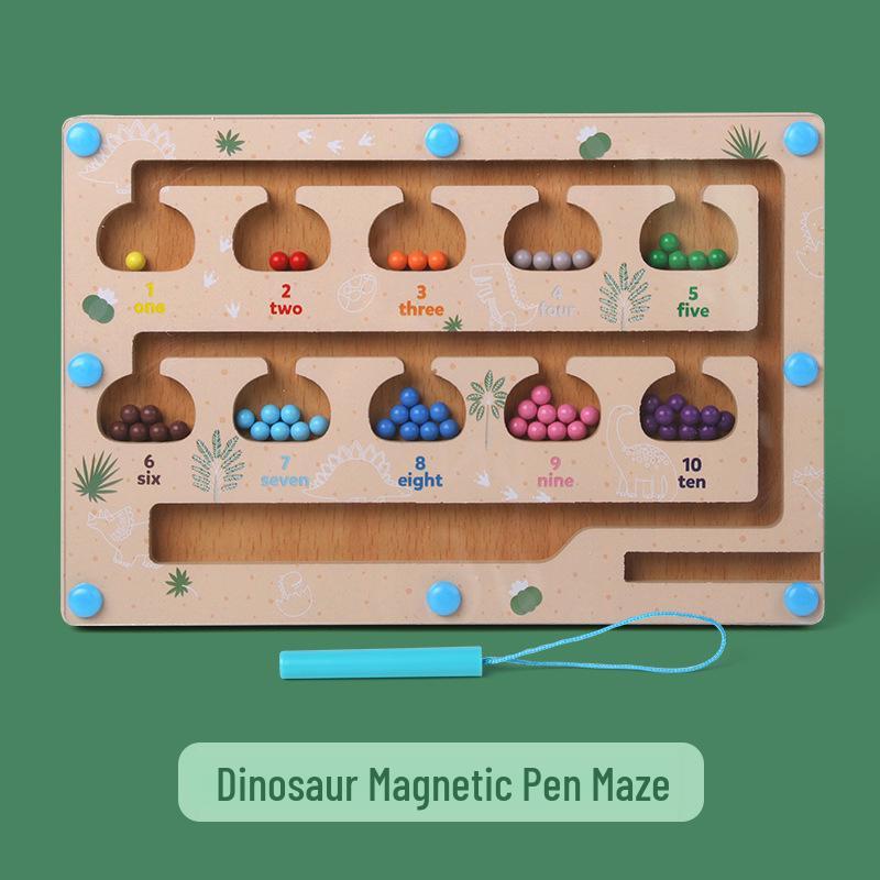 Toddler Magnetic Bead Maze: Color Puzzle for Ages 3-6, Enhancing Concentration & Early Learning