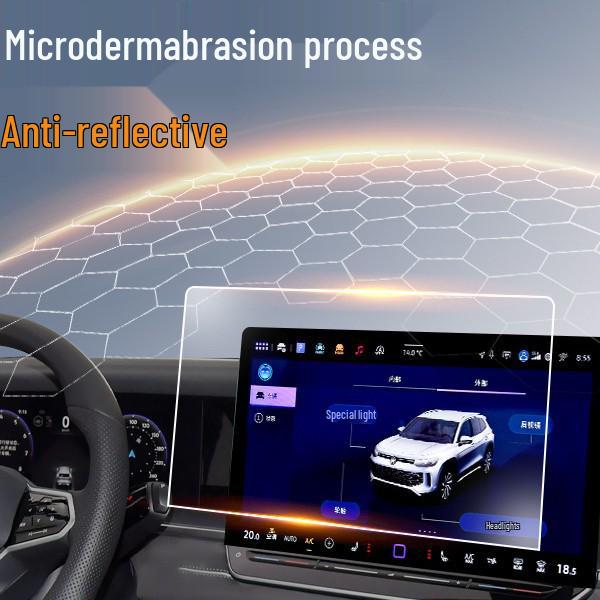 Protezione Schermo Temperato Volkswagen Tayron L: Adesivo Controllo Navigazione & Decorazione Interni per 25 Modelli
