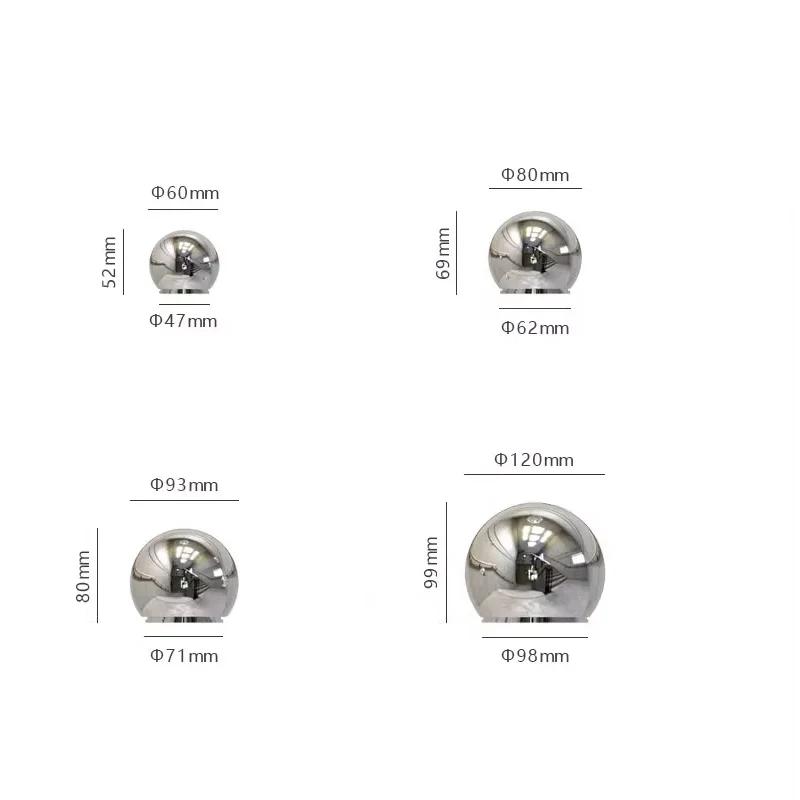 Imitation Stainless Steel Decorative Ball Art Sphere Living Room Wall Decoration Home Accessories Hotel Restaurant Wall Hanging