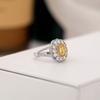 Clearance goods are on sale at a loss micro-inlaid pink diamonds, yellow diamonds, index finger rings, women's zircon women's jewelry rings.