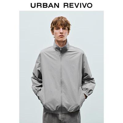 UR Men's Oversized Stand Collar Tech Jacket