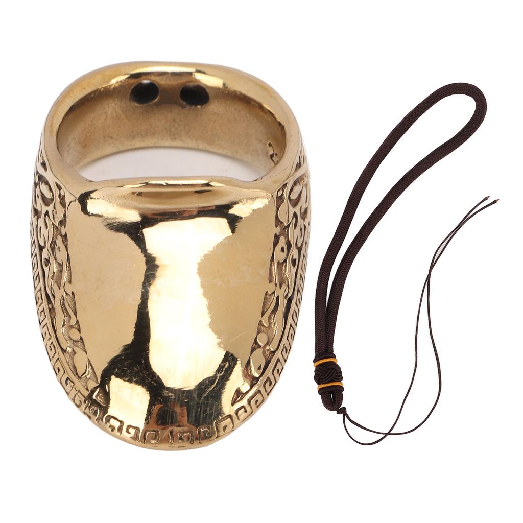 Bogenschießen Daumen Ringe Gute Schutz Gravur Muster Daumen Schutz Ringe mit Anti Verloren Seil für