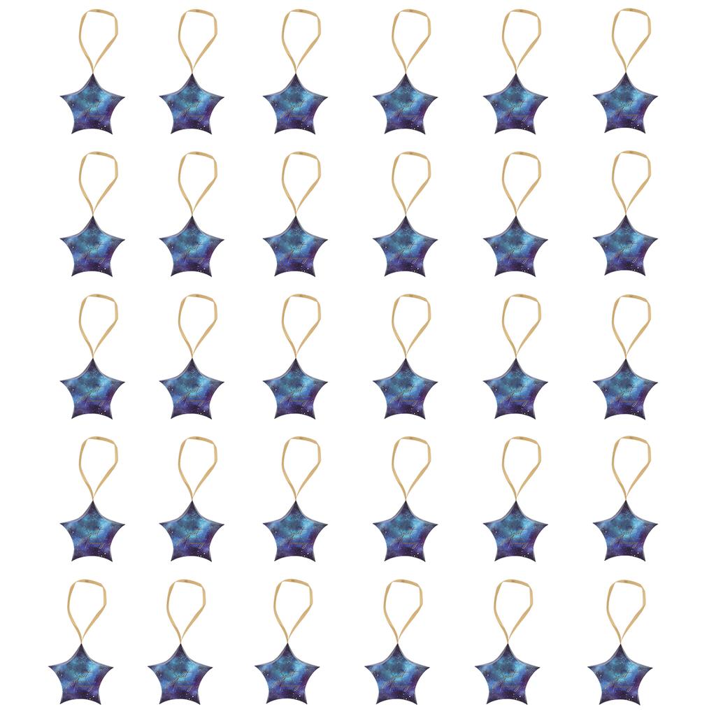 30PCS Star Shape Candy Boxes Wedding Baby Shower Party Favors Gift Boxes Packing SuppliesBlue STAR