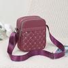 New messenger bag fashionable one shoulder messenger bag multi-layer large capacity women's small bag mother bag mobile phone