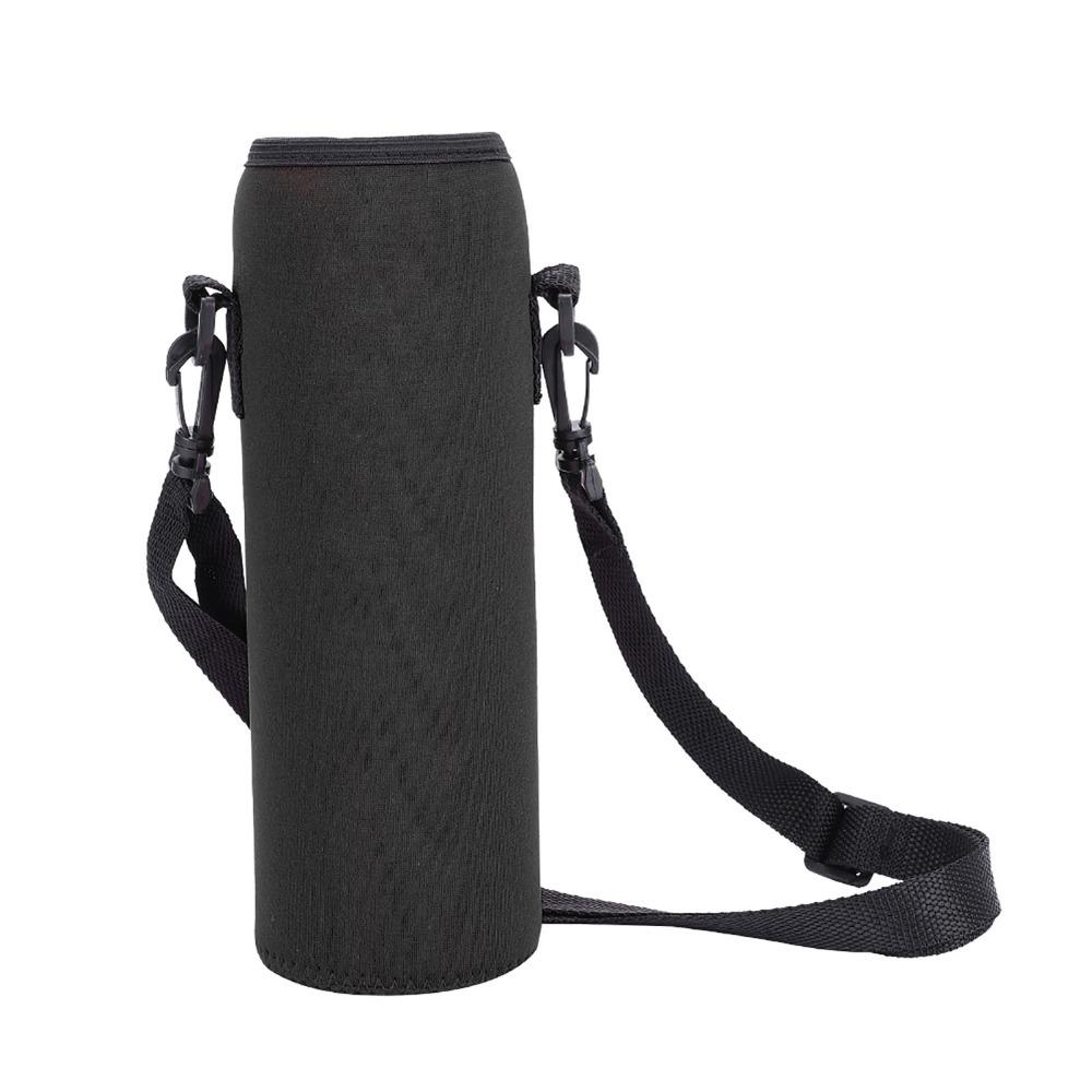 Adjustable Strap Water Bottle Carrier Neoprene Thermal Holder Bag Insulated Sleeve  Outdoor Sports