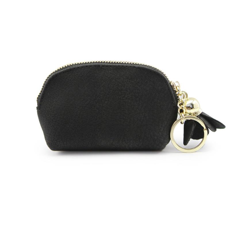 

1 шт. однотонный милый держатель для карточек, мини с застежкой-молнией, модный кошелек для монет, клатч, цветочная подвеска