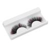 1 Pair 18mm Colored False Eyelashes Cosplay Costume Party Long Curly Pink Glitter Fake Eyelashes for Women G11X01‑2