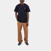 Carhartt WIP S/S Chase T-Shirt Dark Navy/Gold Men Streetwear I026391-00H-XX