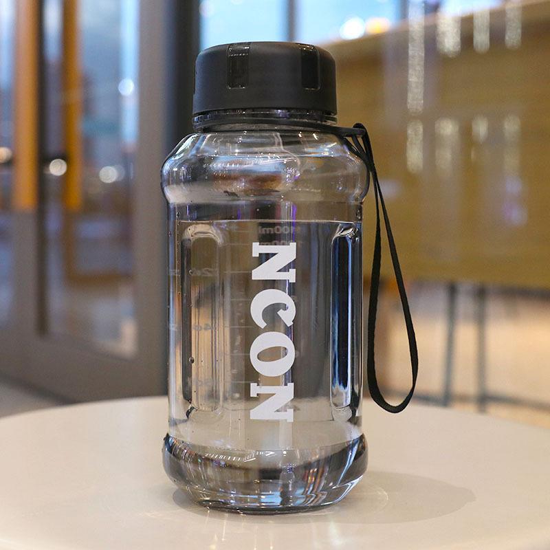 

850Ml Cute Summer Plastic Cup Student Sports Water Bottle Outdoor Gift Portable Leak Proof Cup