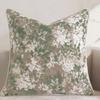 Retro Floral Throw Pillow Cover Cojines 45X45 Chenille Yarn-Dyed Jacquard Square Pillowcase Decoration Sofa Cushion Covers