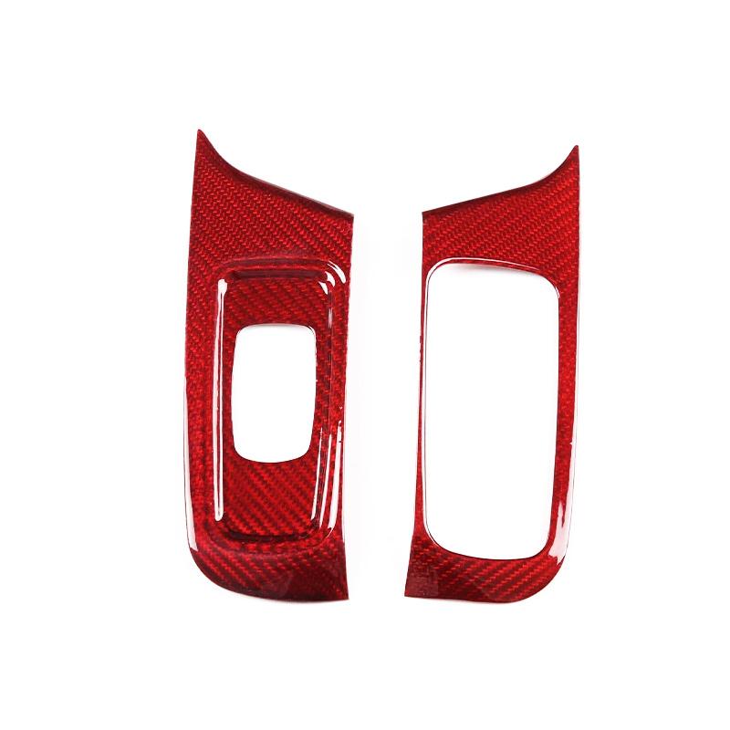 For Porsche 718 981 2016-2023 911 991 2012-2018 Real Carbon Fiber Car Window Lift Frame Dry Carbon Fiber Interior Accessories