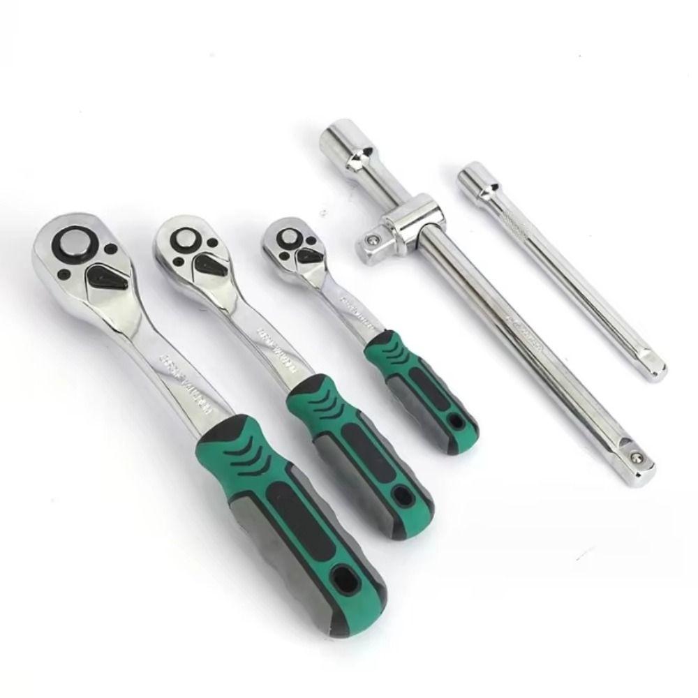 Strong Toughness Ratchet Wrench Set Wear-resistant Screwdriver Socket Nut Set Mechanic Use