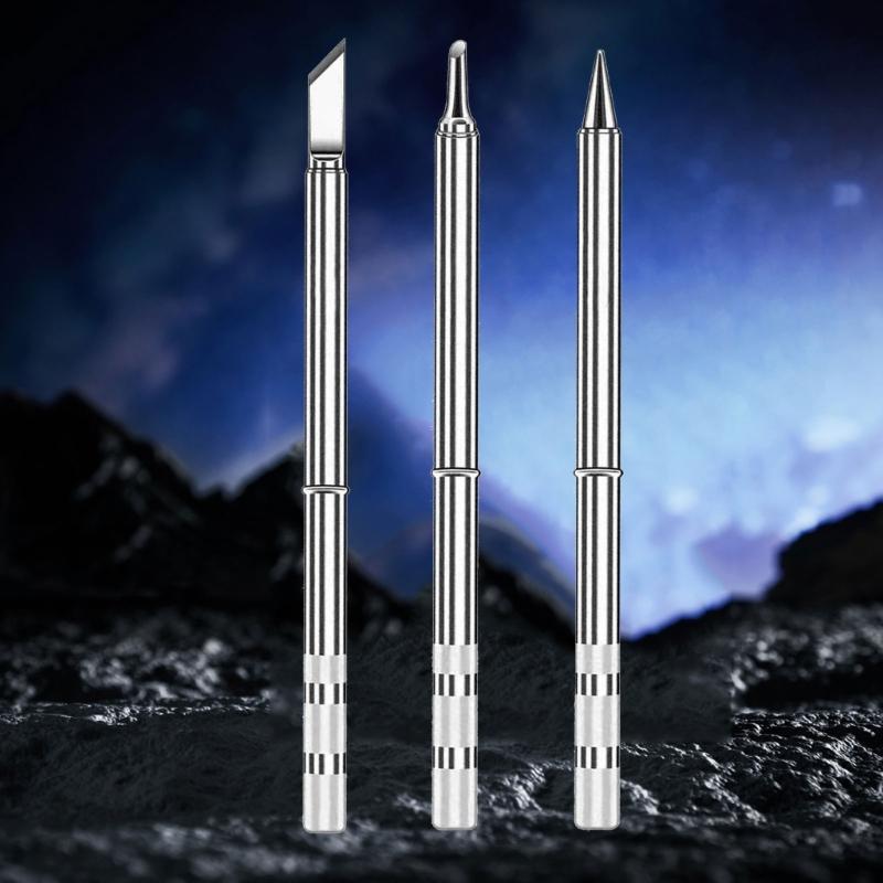Precisions Engineered Soldering Tip Set for Circuit Repair Copper Infused Design Multiple Tip Shape Soldering Station
