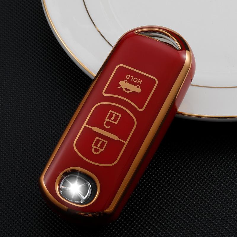 Phnom Penh  2/3/4 Button TPU Car Remote Key Case Cover Fit for Mazda 2 3 6 Axela Atenza CX-5 CX5 CX-7 CX-9 2014 2015 2016 2017 2018