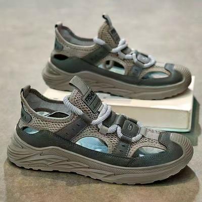Sandals Summer Beach Sports and Leisure Large Size Trachexi Cave Sandals Outdoor Bag Head Shoes