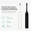 Portable Electric Toothbrush Set For Adults With Soft Bristles And Multimode Functionality