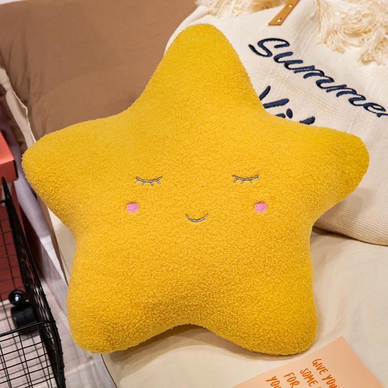 New Stuffed Cloud Doughnut Star Plush Pillow Soft Cushion Toys for Children Baby Kids Girl Christmas Gift Room Car Decor