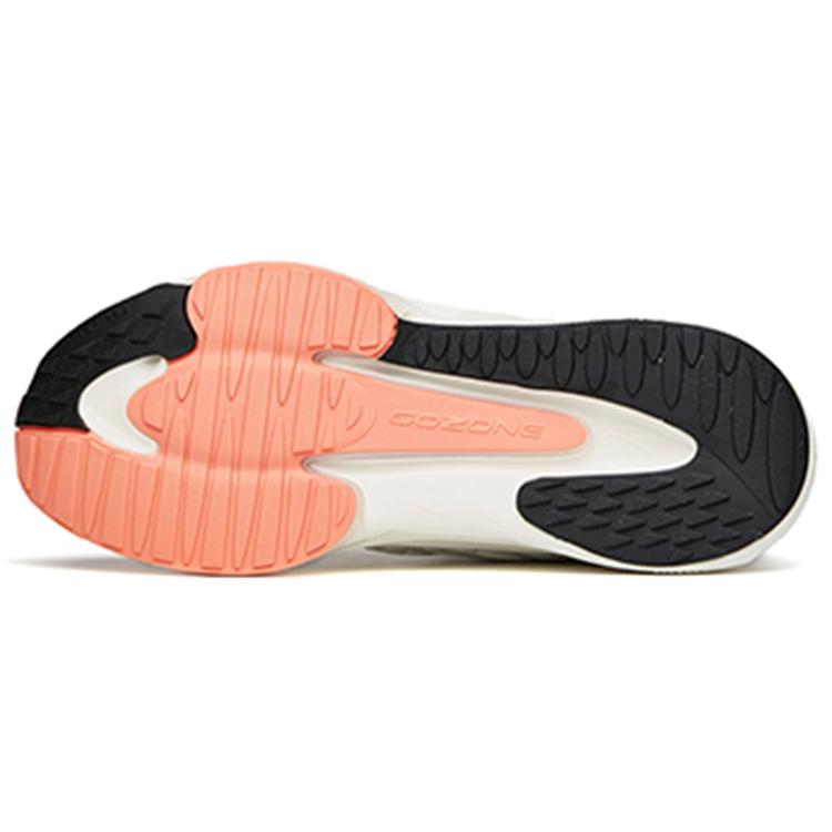 Anta Rocket 3.0 Cushioning Breathable Cushioning Lightweight Low Top Running Shoes Women's White Black 122145587-4