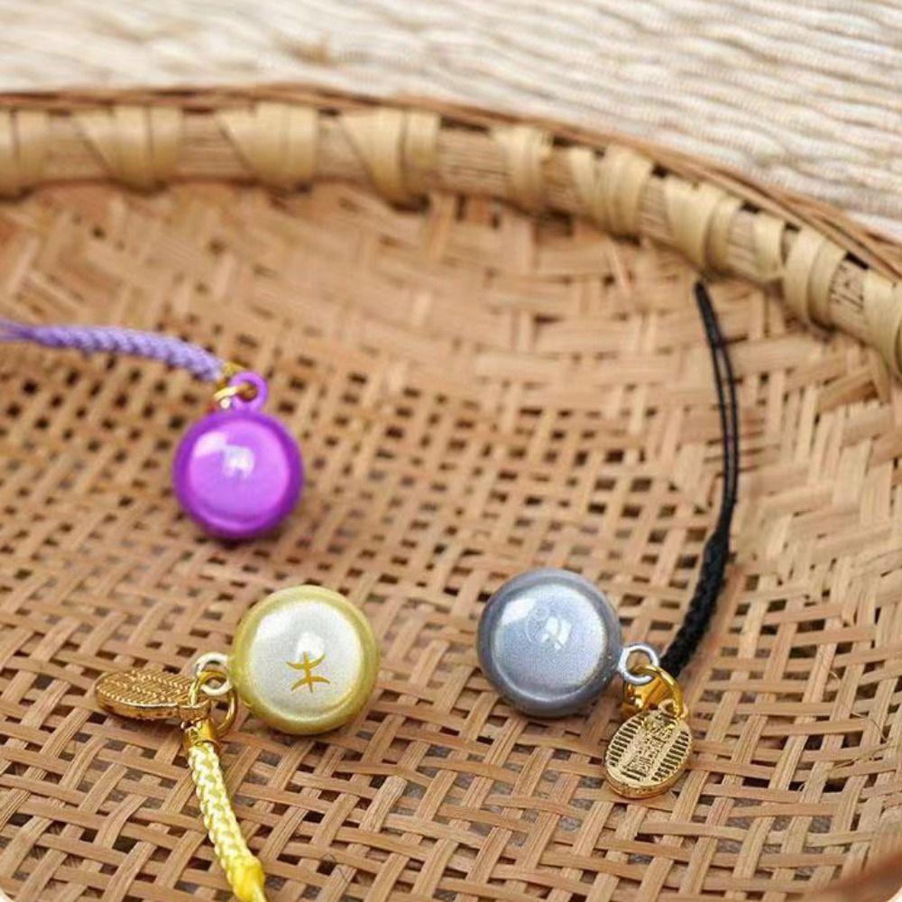 Water Sound Lucky Bell Keychain Hanging Pendant Phone Bell Straps  Jewelry Accessories