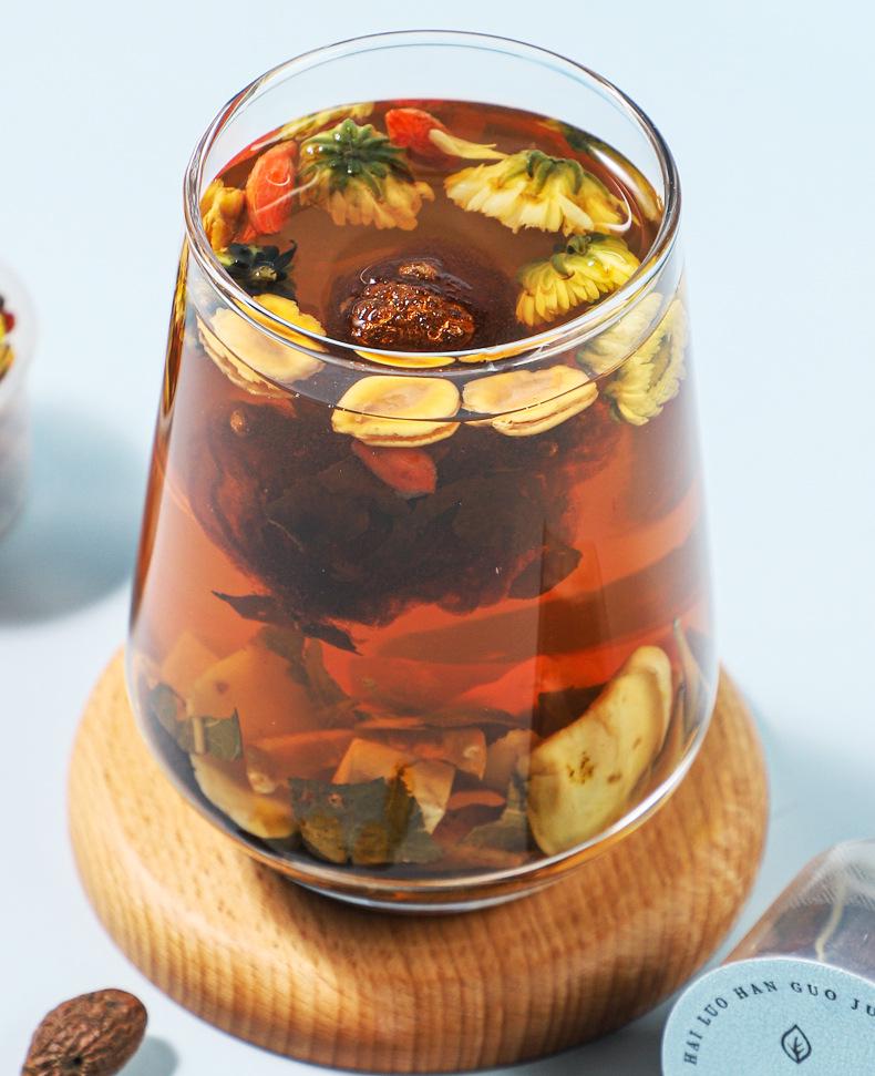 Fat Sea Luohan Fruit Tangerine Peel Tea In Small Cans