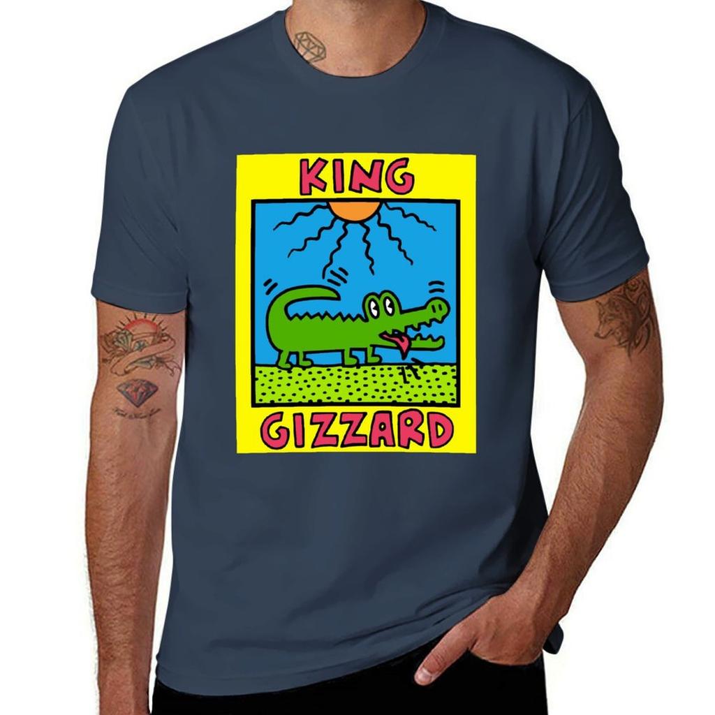 King Gizzard Design All Proceeds To Charity Tshirt Work Wear Simple Tee Shirt