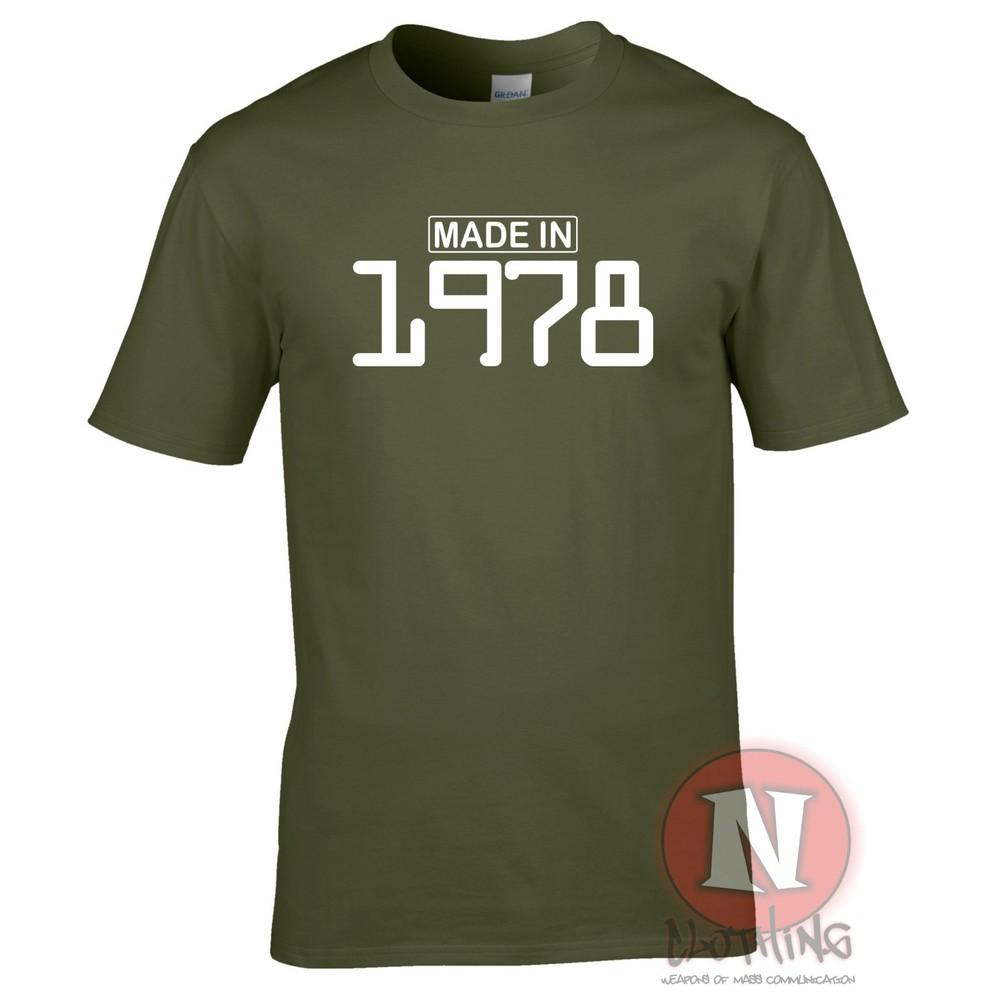 Made In 1978 TShirt Birthday Celebration Funny Party Gift Present Teeshirt