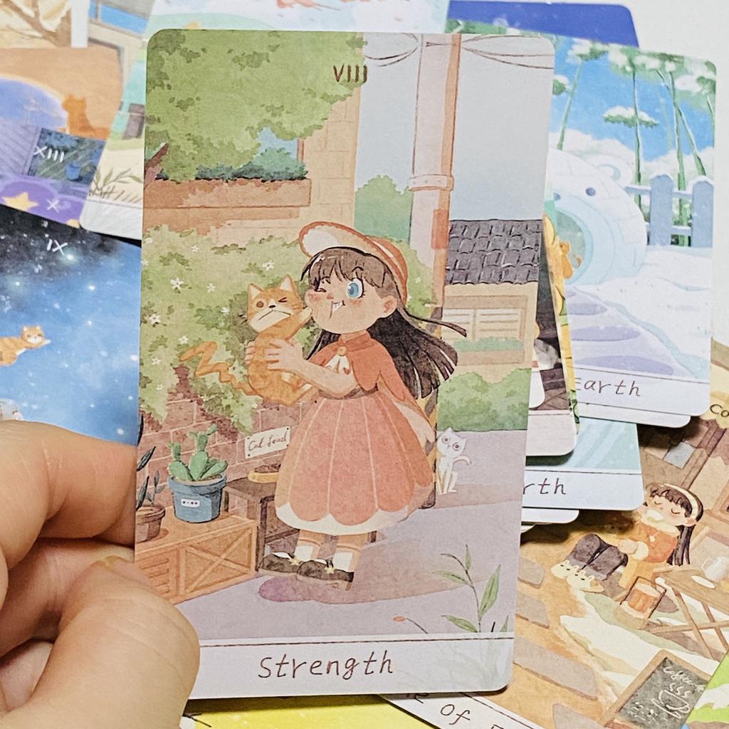 Baralho de Tarô do Ano Baralho Wait Cartas Versões em Inglês Divinação Oráculo Jogo de Tabuleiro para Festa em Família