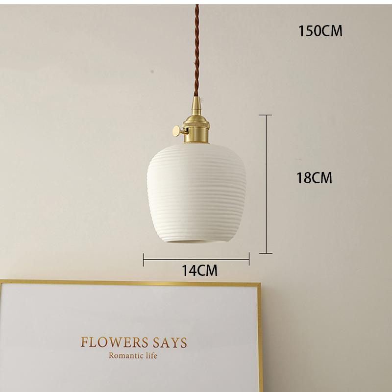 

Японская керамическая люстра скандинавская бронзовая спальня кровать кровать дом ресторан магазин гардероб простая внутренняя люстра