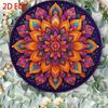 Mandala nástěnné umění Hliníkový znak Vintage kulatý Domácí dekorace Dárek Kuchyně Zahrada Kancelář