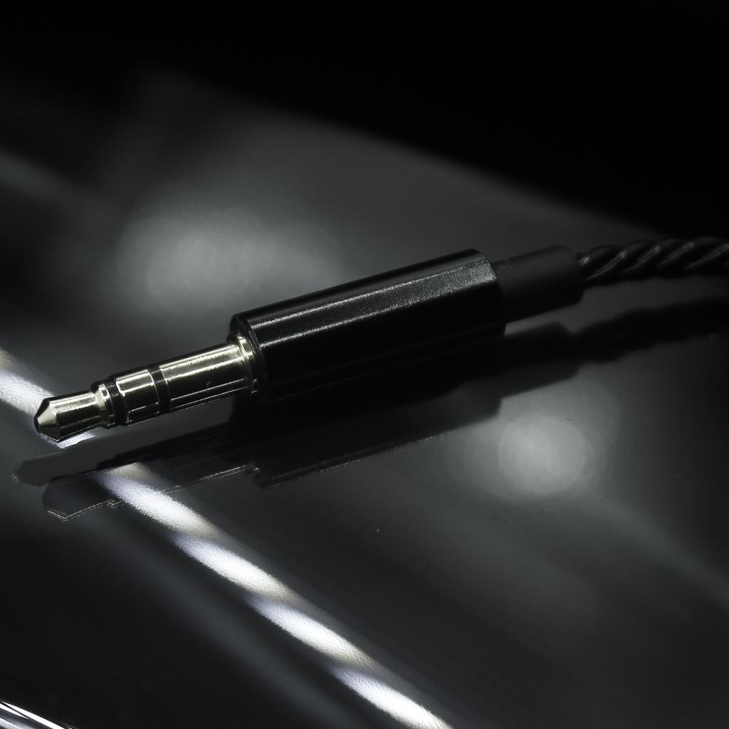 Butfast Iem Cable Headphones Cable Silver Plated Wire 3.5 MM 2Pin 0.78MM Earphone Cable for KZ ZA12 KZ ZAR KZ X HBB PR2 AS16