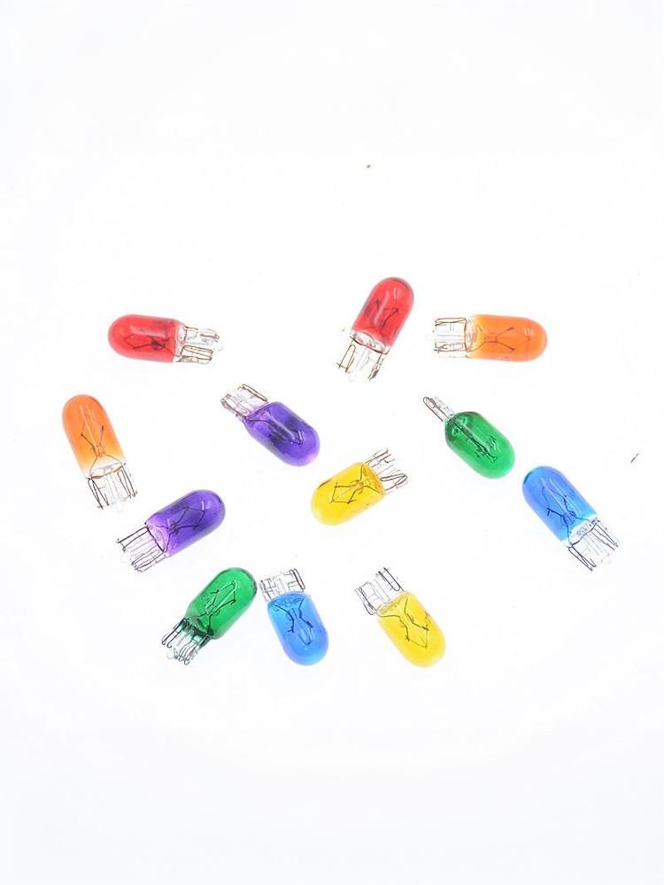 100Pcs/Box T10 5W Led Car Light COB Glass White Auto Automobiles Dome Light Reading DRL Bulb Style 12V License Plate Lamp