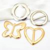 Practical Multiple Type Veil Weights DIY Components Western Simple Elegant Style Metal Belt Buckle for Adult Unisex