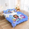 Federa per Piumone a Cartoni Animati Gabby'S Dollhouse, Federa per Cuscino Inclusa, Biancheria da Letto per Bambini Adulti, Dimensioni Singolo Doppio, Decorazione Camera da Letto Ragazzi Ragazze
