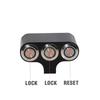 Motorcycle Handlebar Switch Auto-reset &-Latch LED Light Fog Horn