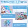 107pcs Froze balloon arch garland kit, snowflake balloons, colorful snowflake decorations, Christmas party, holiday party